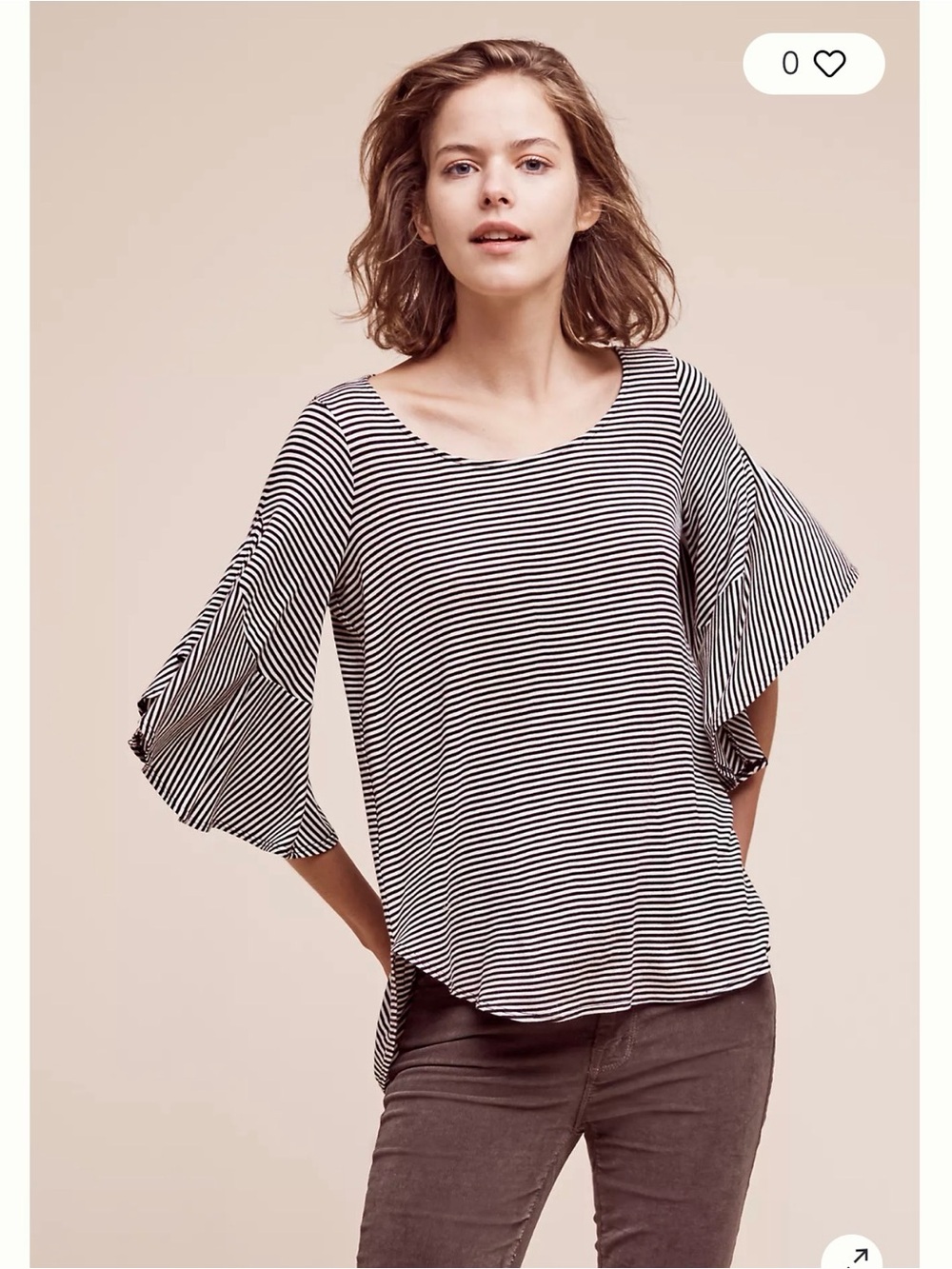 Anthropologie Striped Delsea Top
